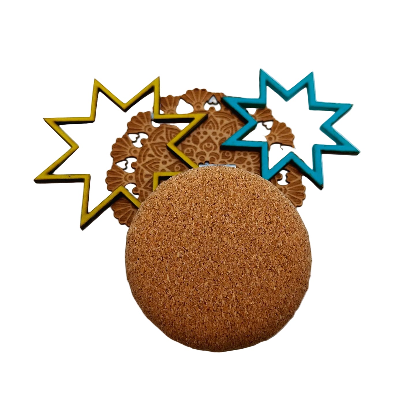 Espejo de corcho personalizado