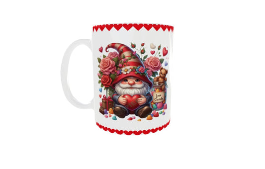 Taza "Amor y corazones"