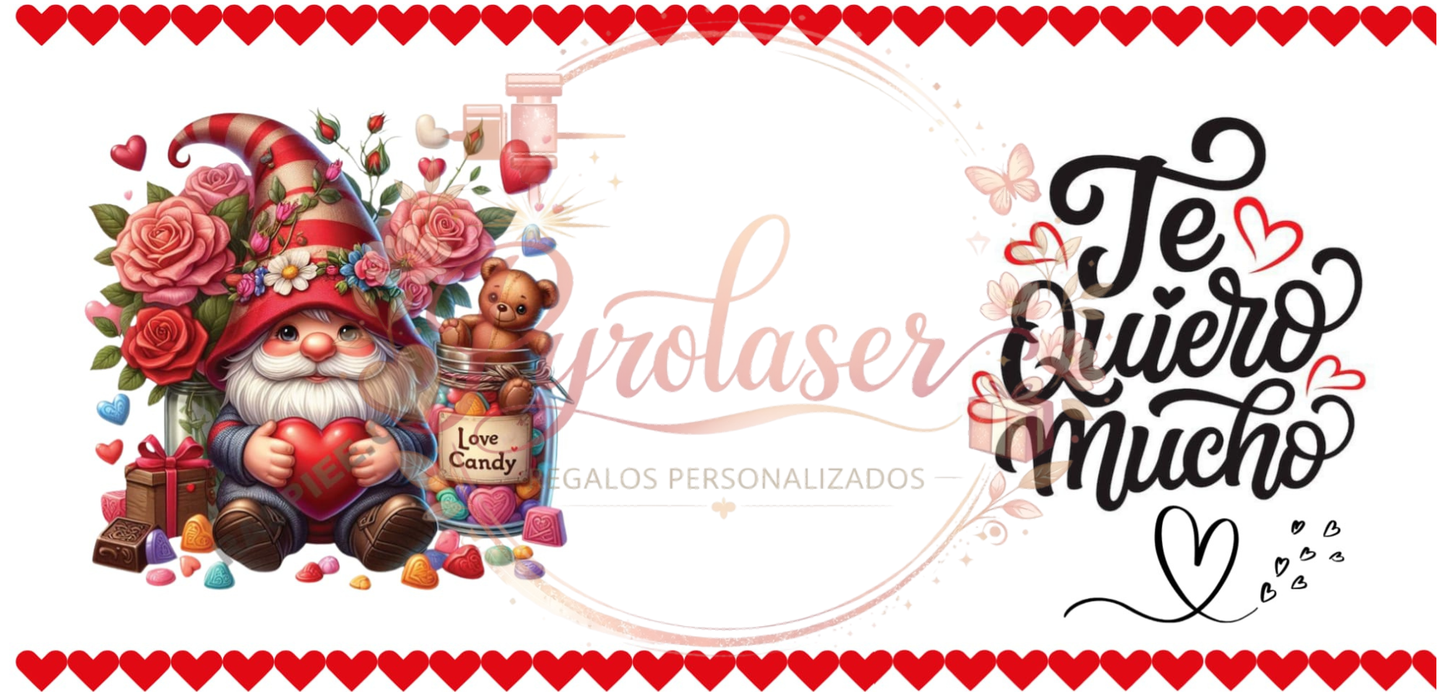 Taza "Amor y corazones"