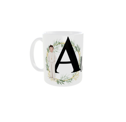 Taza Primera Comunión con nombre niño
