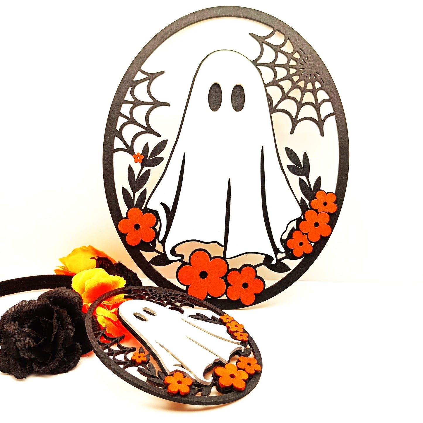 Fantasma con flores