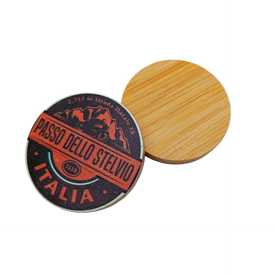 Imán abridor de bambú con tu imagen favorita