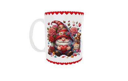 Taza "Amor y corazones"