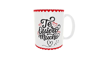 Taza "Amor y corazones"